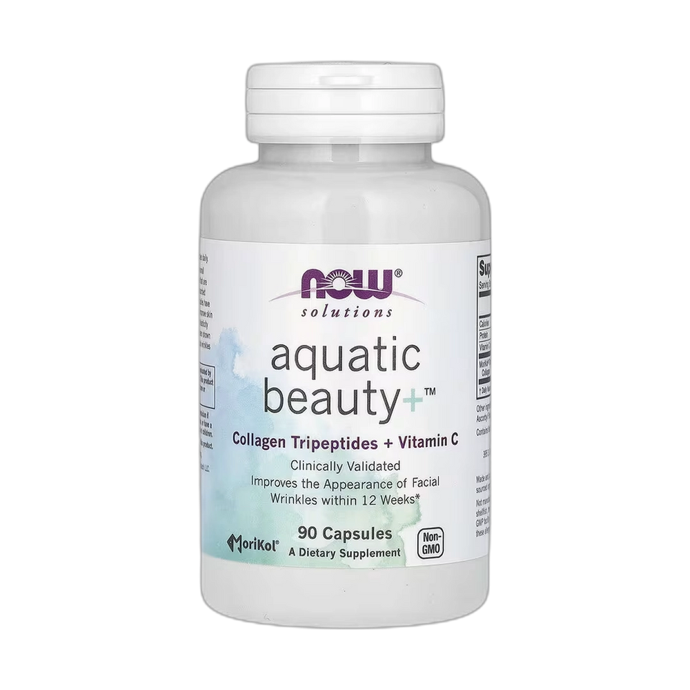 NOW Foods, Solutions, Aquatic Beauty+, 90 Capsules