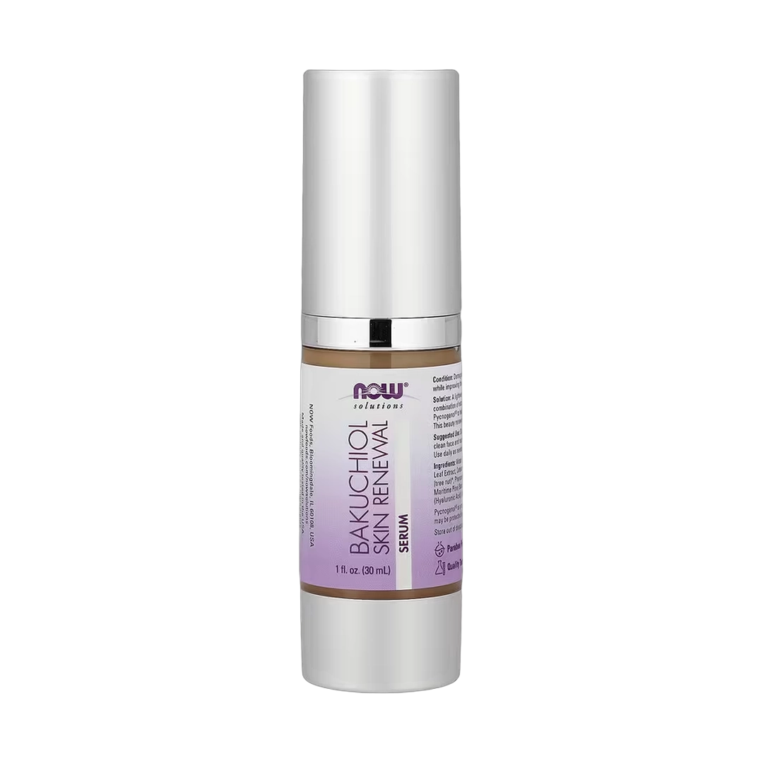 NOW Foods, Solutions, Bakuchiol Skin Renewal Serum, 1 fl oz, 30 ml