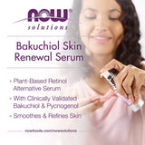 NOW Foods, Solutions, Bakuchiol Skin Renewal Serum, 1 fl oz, 30 ml