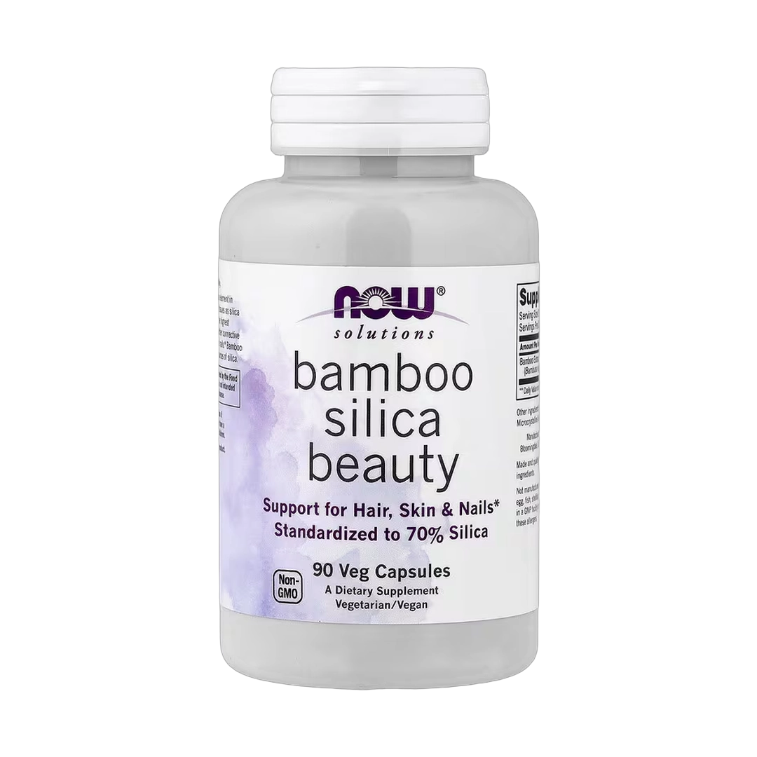 NOW Foods, Solutions, Bamboo Silica Beauty, 90 Veg Capsules
