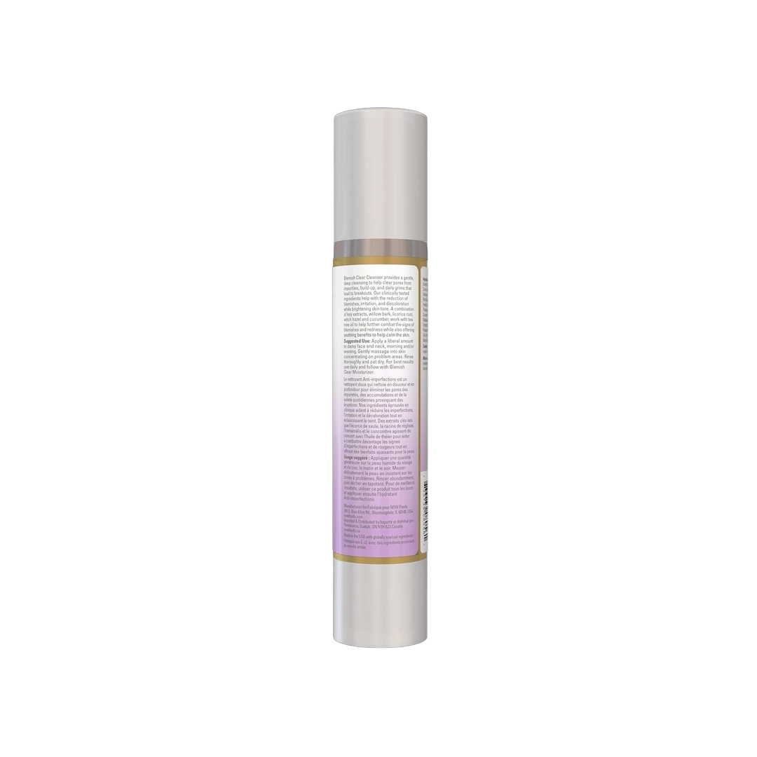NOW Foods, Solutions, Blemish Clear Gel Cleanser, 4 fl oz, 118 ml