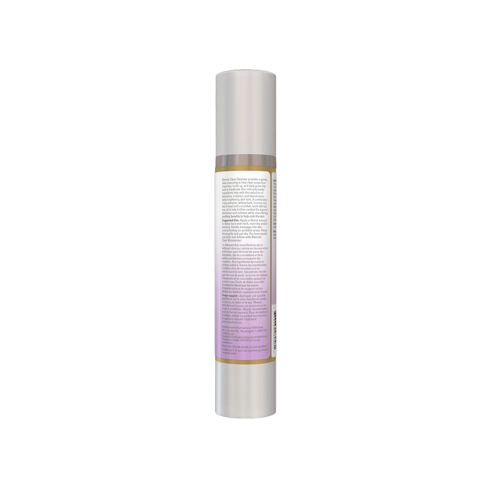 NOW Foods, Solutions, Blemish Clear Gel Cleanser, 4 fl oz, 118 ml