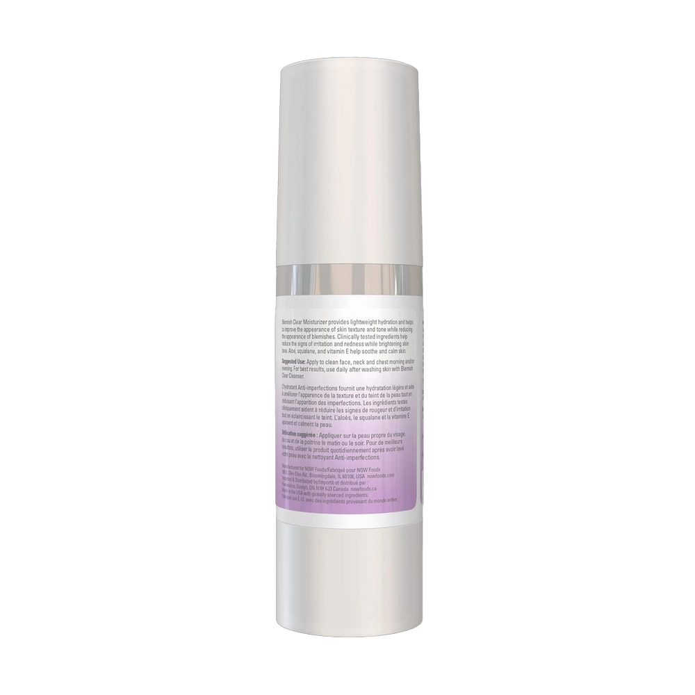 NOW Foods, Solutions, Blemish Clear Moisturizer, 2 fl oz, 59 ml