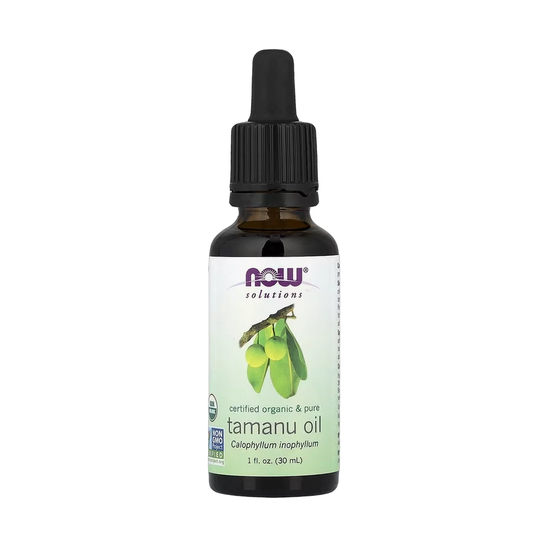 NOW Foods, Solutions, Certified Organic & Pure, Tamanu Oil, 1 fl oz, 30 ml