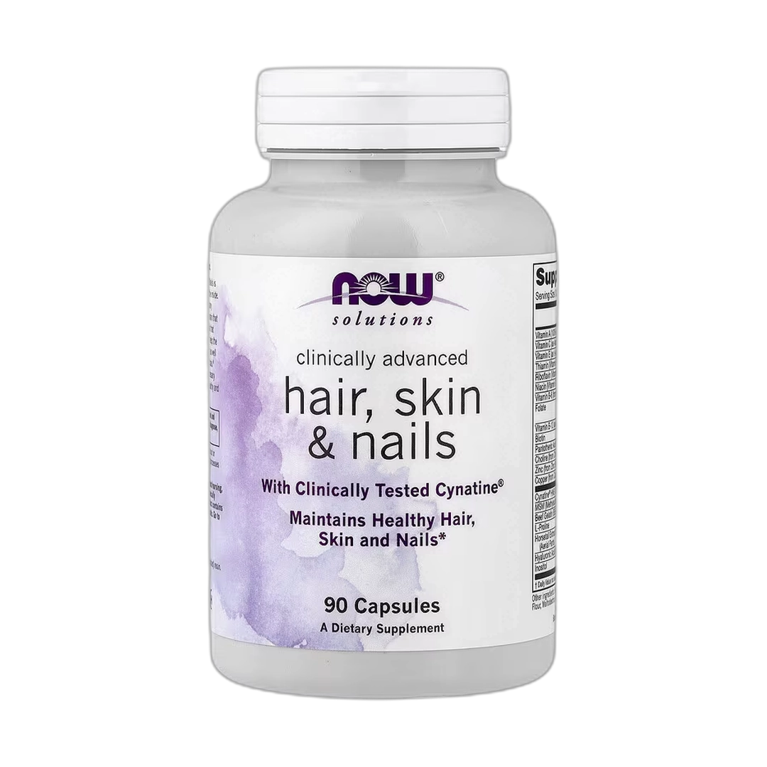 NOW Foods, Solutions, Clinically Advanced Hair, Skin & Nails, 90 Capsules