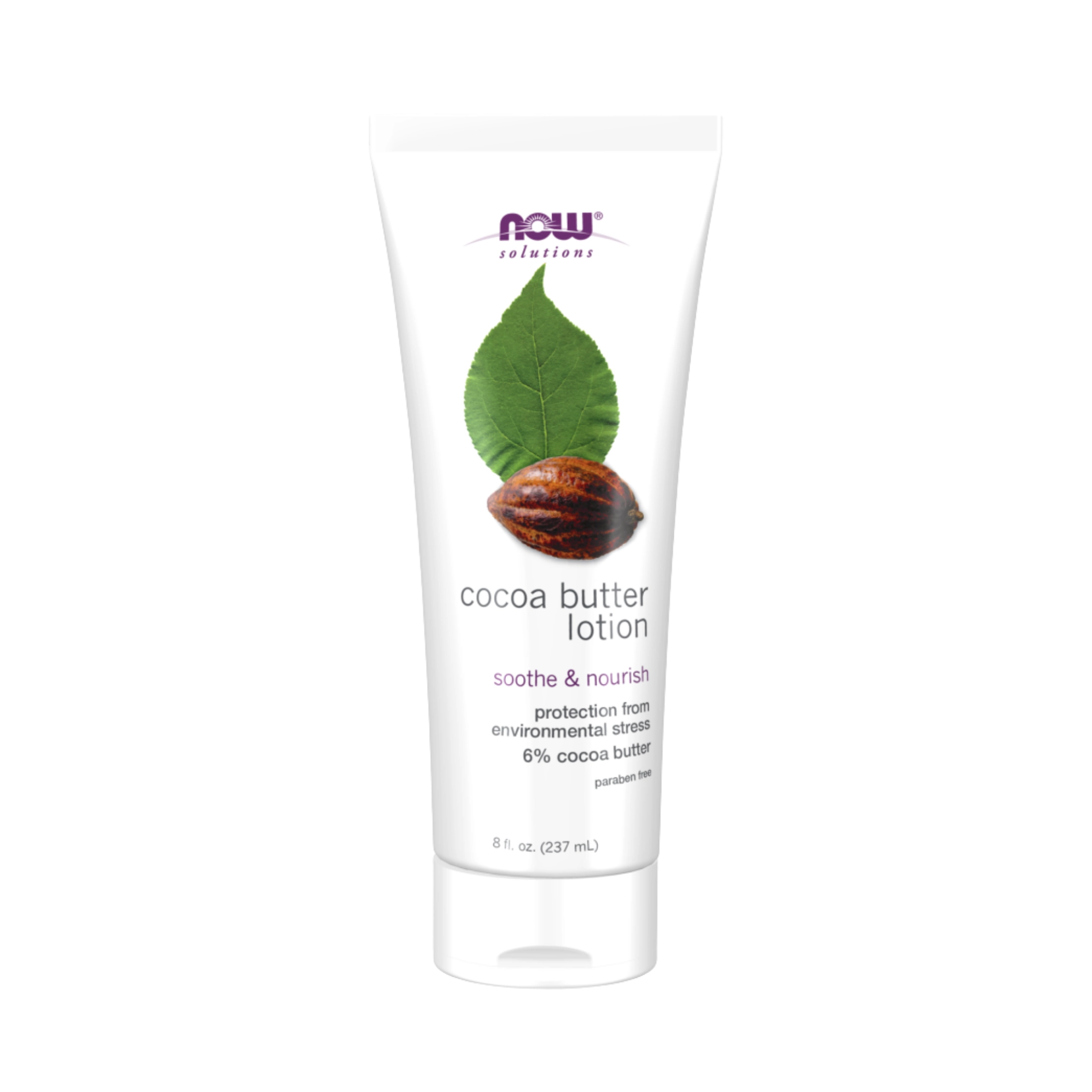 NOW Foods, Solutions, Cocoa Butter Lotion, 8 fl. Oz, 237 ml
