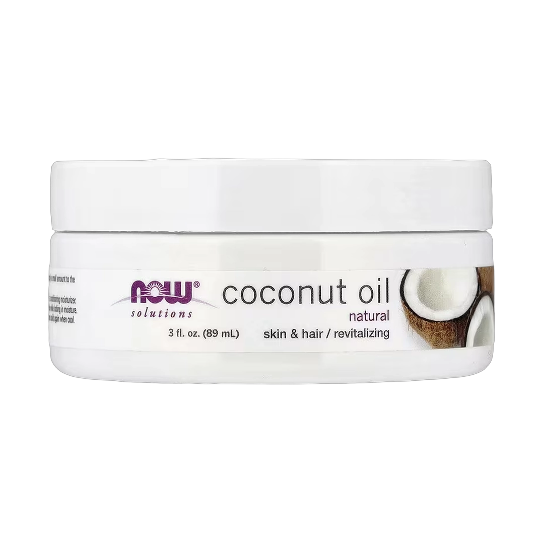 NOW Foods, Solutions, Coconut Oil, Natural, 3 fl oz, 89 ml
