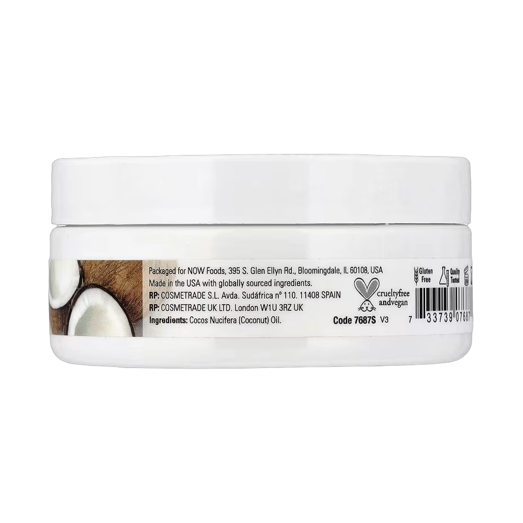 NOW Foods, Solutions, Coconut Oil, Natural, 3 fl oz, 89 ml