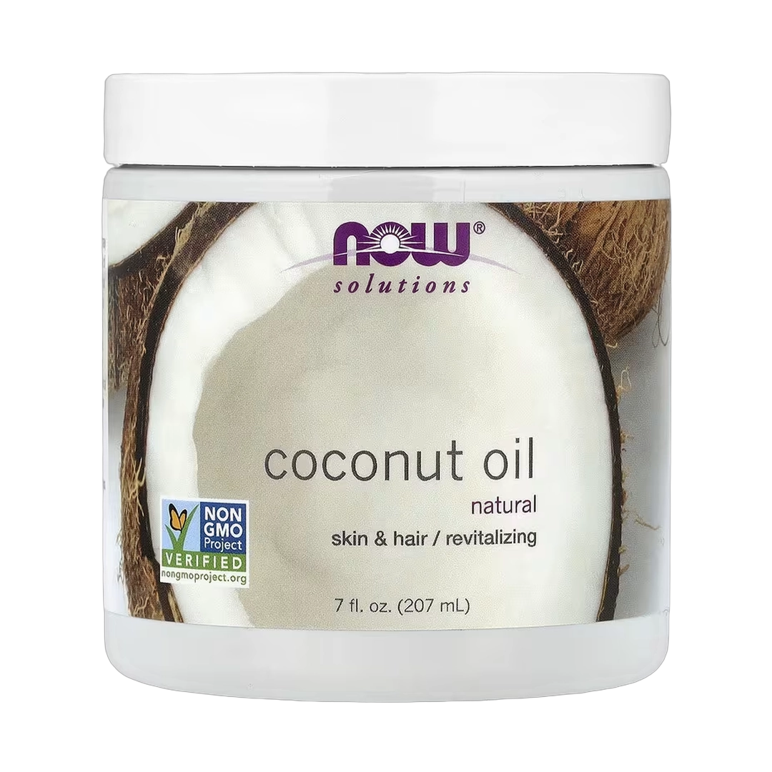 NOW Foods, Solutions, Coconut Oil, Natural, 7 fl oz, 207 ml