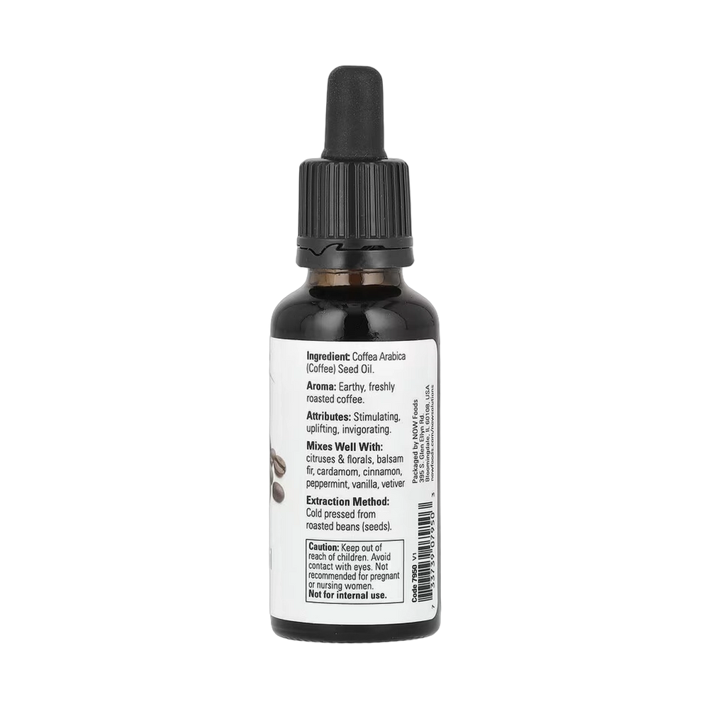 NOW Foods, Solutions, Coffee Oil, 1 fl oz, 30 ml