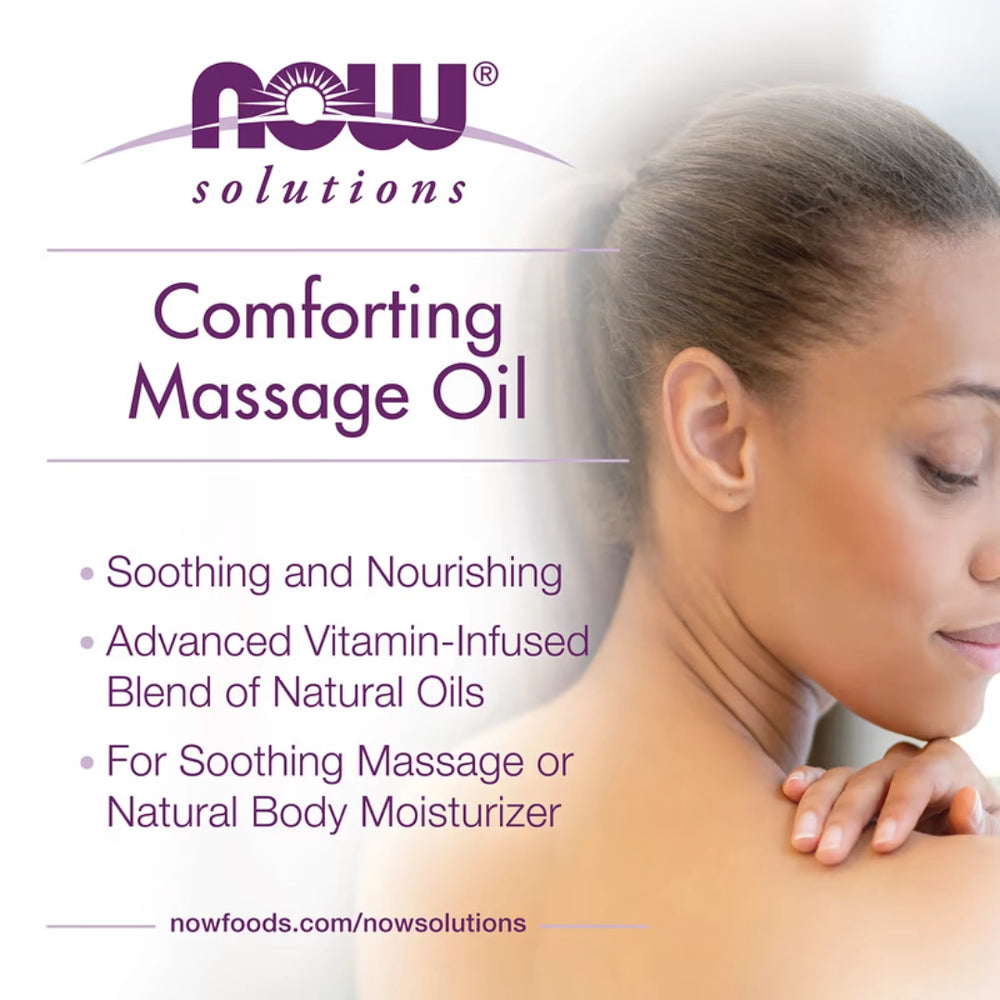 NOW Foods, Solutions, Comforting Massage Oil, 16 fl oz, 473 ml