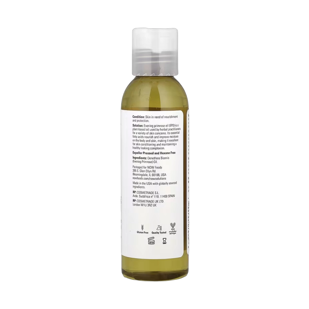 NOW Foods, Solutions, Evening Primrose Oil, 4 fl oz, 118 ml