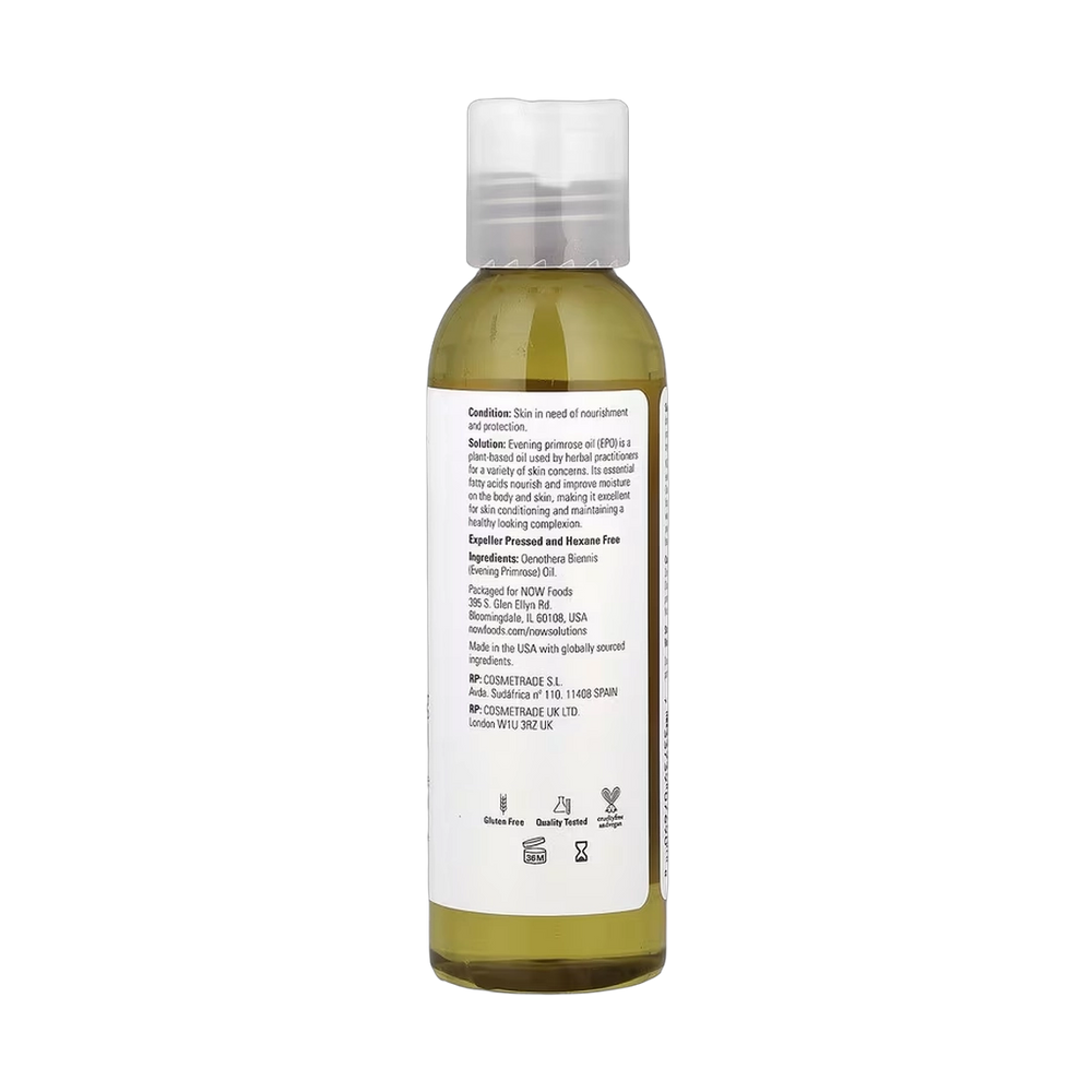 NOW Foods, Solutions, Evening Primrose Oil, 4 fl oz, 118 ml