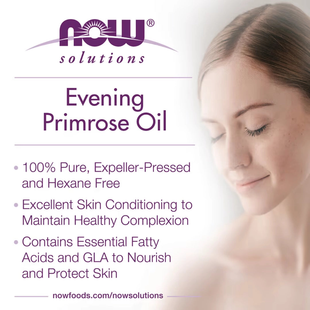 NOW Foods, Solutions, Evening Primrose Oil, 4 fl oz, 118 ml