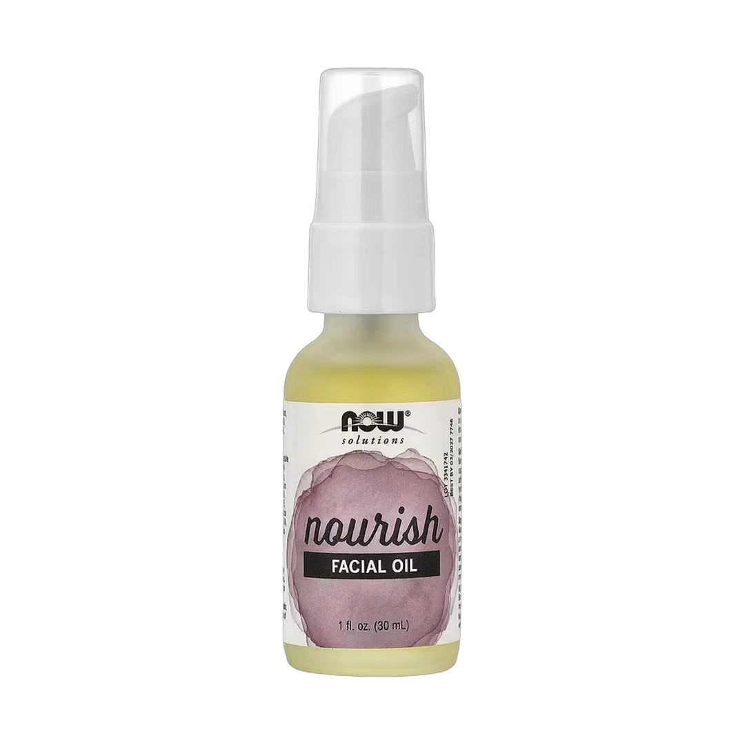 NOW Foods, Solutions, Facial Oil, Nourish, 1 fl oz, 30 ml