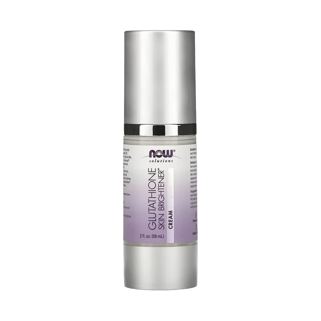 NOW Foods, Solutions, Glutathione Skin Brightener Cream, 2 fl oz, 59 ml