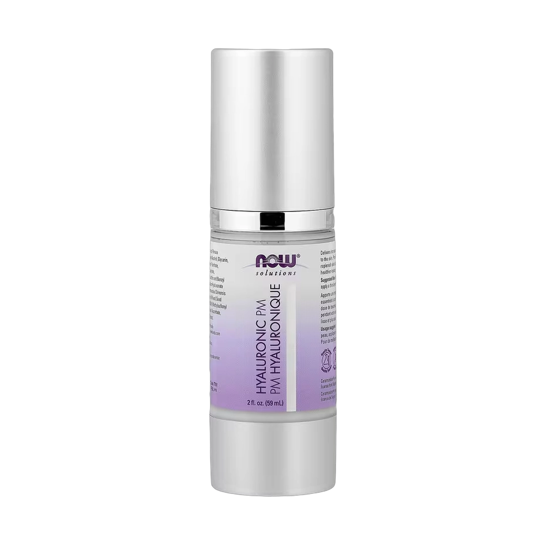 NOW Foods, Solutions, Hyaluronic Acid PM Creme, 2 fl oz, 59 ml