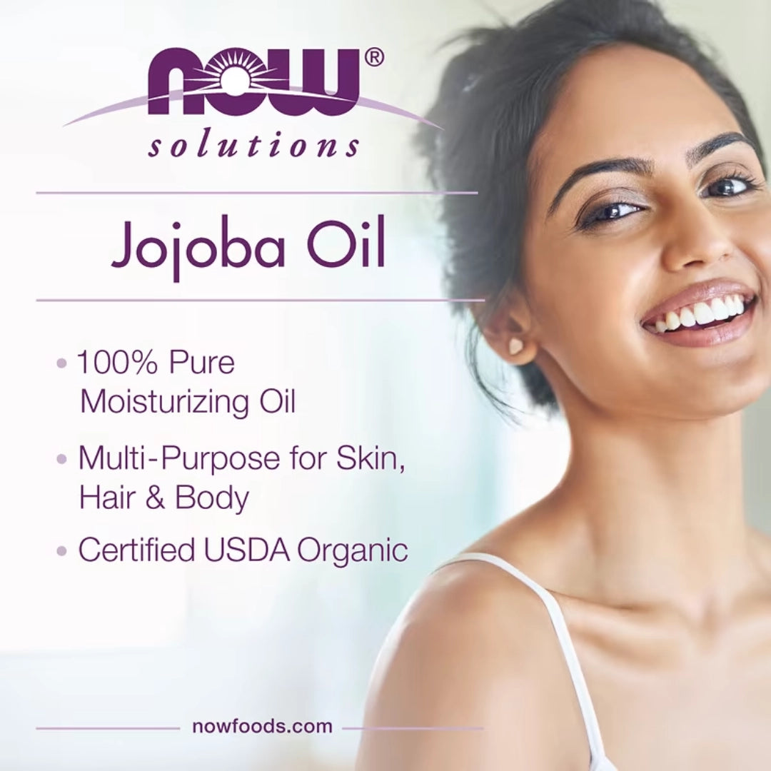 NOW Foods, Solutions, Jojoba Oil, 4 fl oz, 118 ml