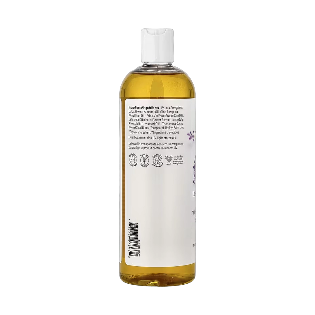 NOW Foods, Solutions, Lavender Almond Massage Oil, 16 fl oz, 473 ml