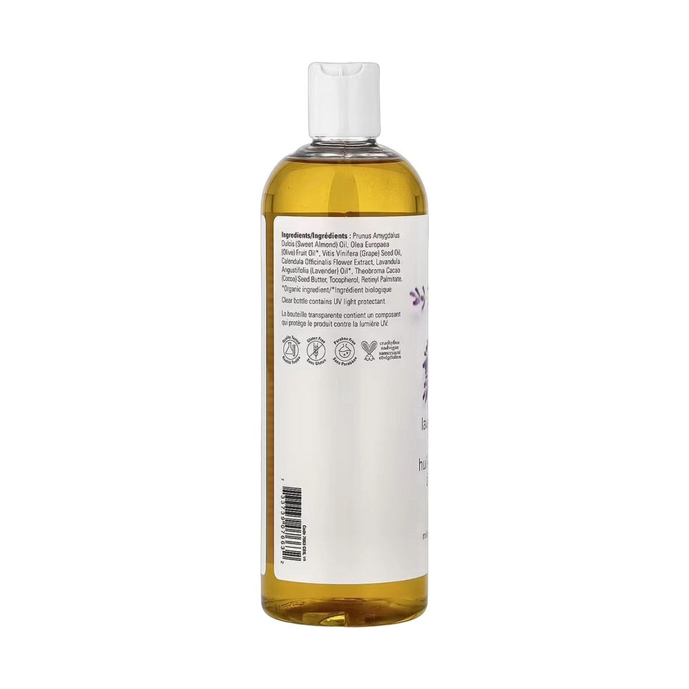 NOW Foods, Solutions, Lavender Almond Massage Oil, 16 fl oz, 473 ml