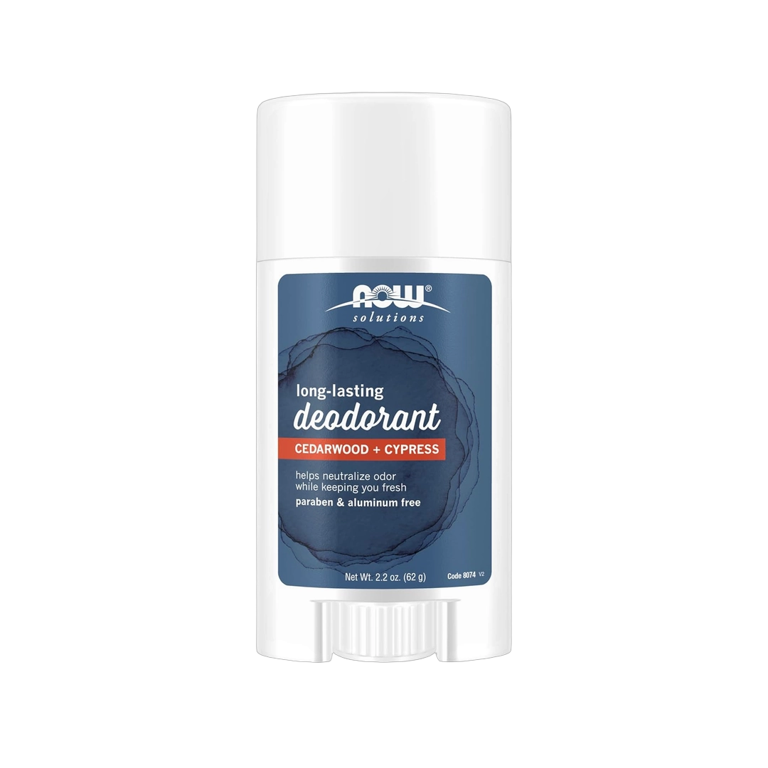 NOW Foods, Solutions, Long-Lasting Deodorant, Cedarwood + Cypress, 2.2 oz, 62 g