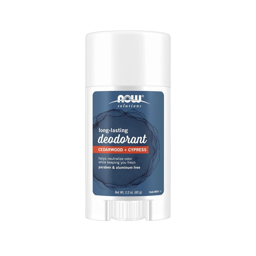 NOW Foods, Solutions, Long-Lasting Deodorant, Cedarwood + Cypress, 2.2 oz, 62 g
