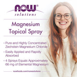 NOW Foods, Solutions, Magnesium Topical Spray, 8 fl oz, 237 ml