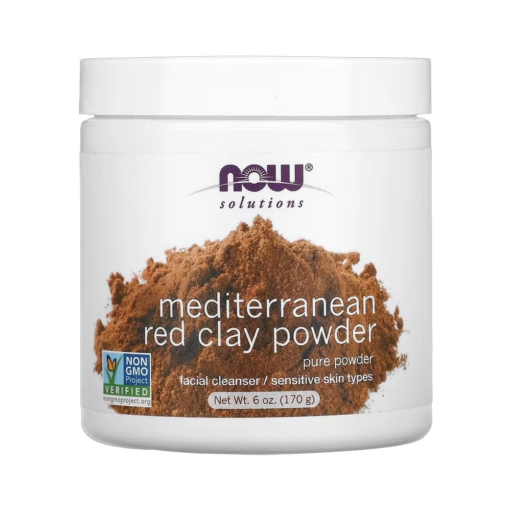 NOW Foods, Solutions, Mediterranean Red Clay Powder, 6 oz, 170 g