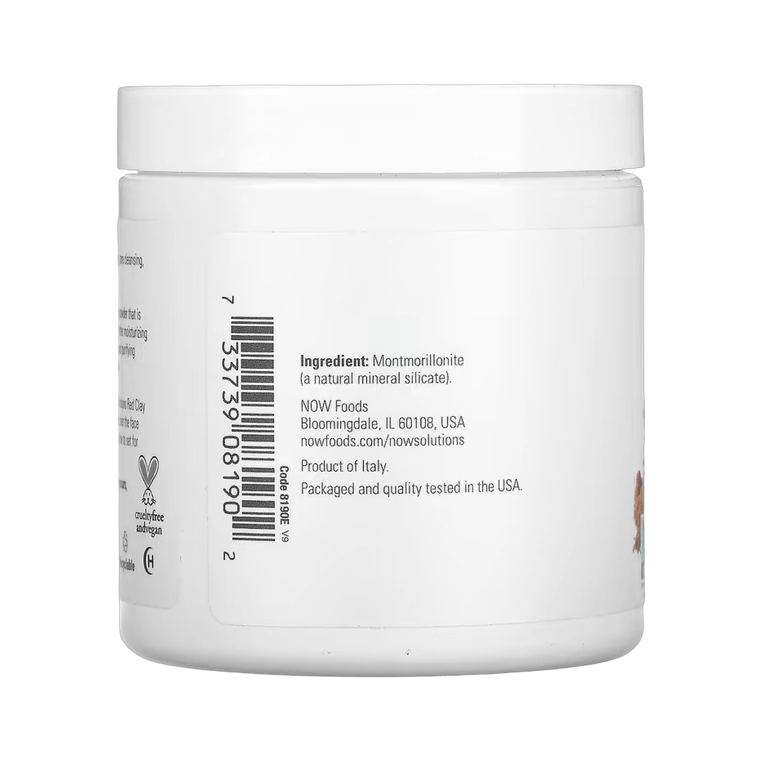 NOW Foods, Solutions, Mediterranean Red Clay Powder, 6 oz, 170 g