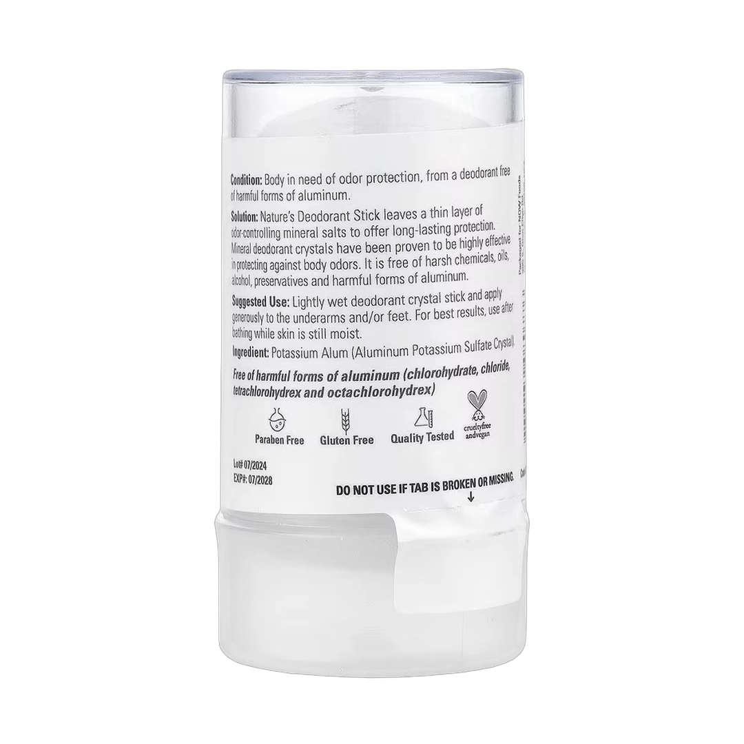 NOW Foods, Solutions, Nature's Deodorant Stick, 4.25 oz, 120 g