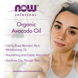 NOW Foods, Solutions, Organic Avocado Oil, 4 fl oz, 118 ml