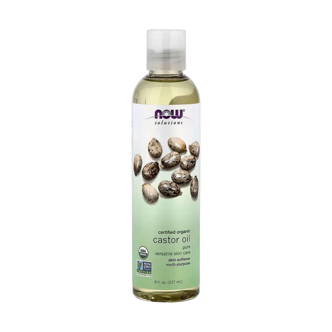 NOW Foods, Solutions, Organic Castor Oil, 8 fl oz, 237 ml