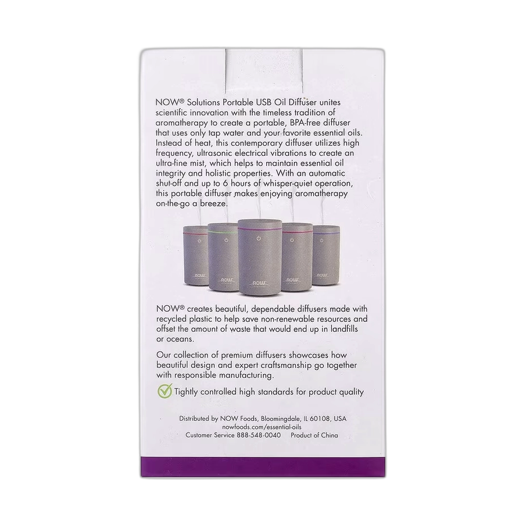 NOW Foods, Solutions, Portable USB Oil Diffuser, 1 Diffuser