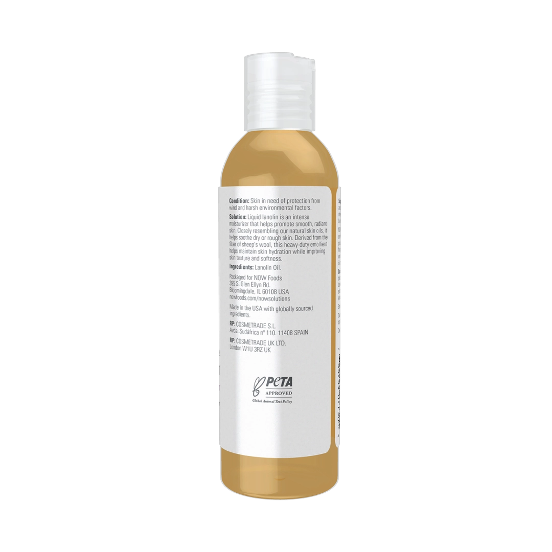 NOW Foods, Solutions, Pure Liquid Lanolin, 4 fl. Oz, 118 ml