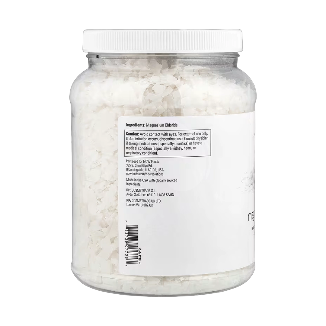 NOW Foods, Solutions, Pure Magnesium Flakes, 54 oz, 1,531 g