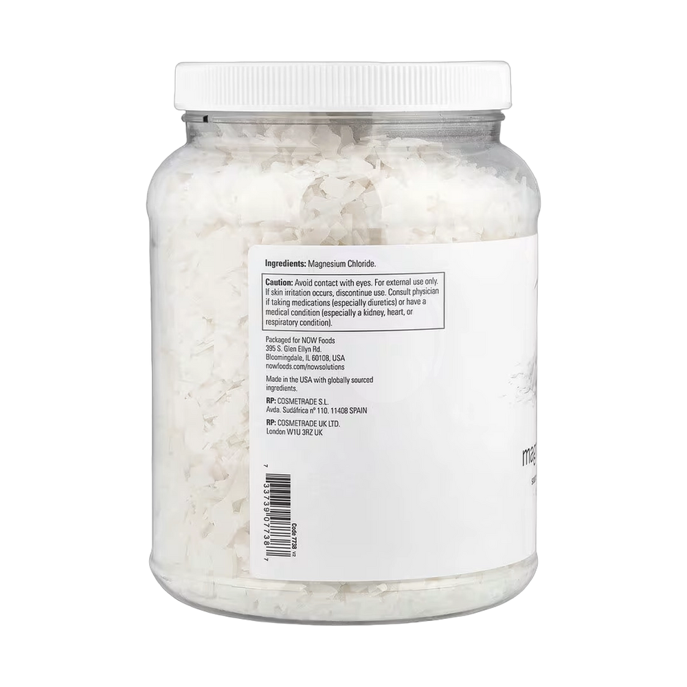 NOW Foods, Solutions, Pure Magnesium Flakes, 54 oz, 1,531 g