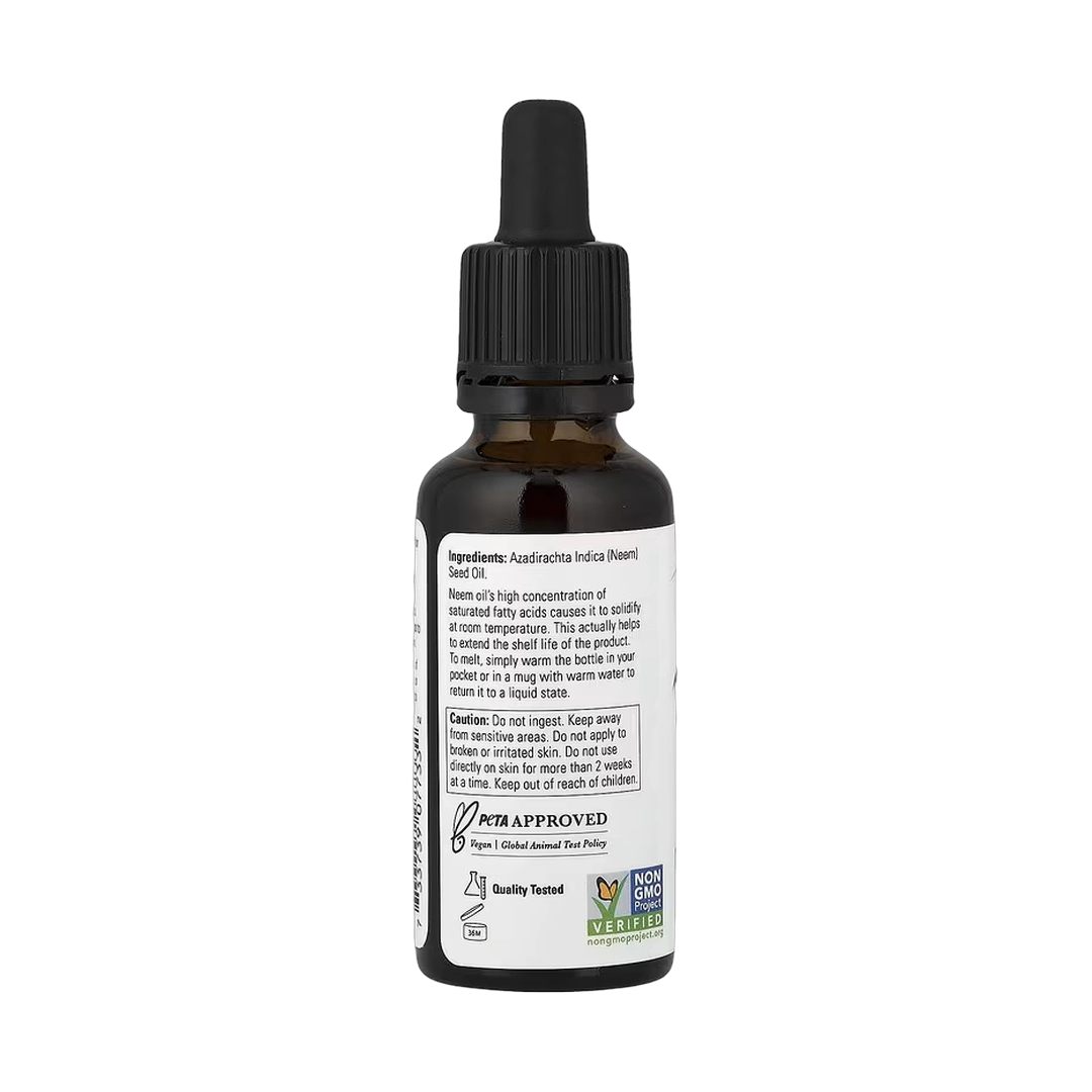 NOW Foods, Solutions, Pure Neem Oil, 1 fl oz, 30 ml