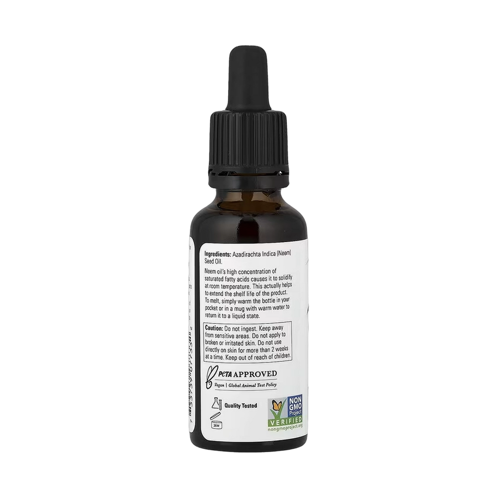 NOW Foods, Solutions, Pure Neem Oil, 1 fl oz, 30 ml