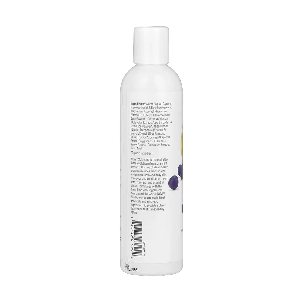 NOW Foods, Solutions, Purifying Toner, Vitamin C & Acai Berry, 8 fl oz, 237 ml