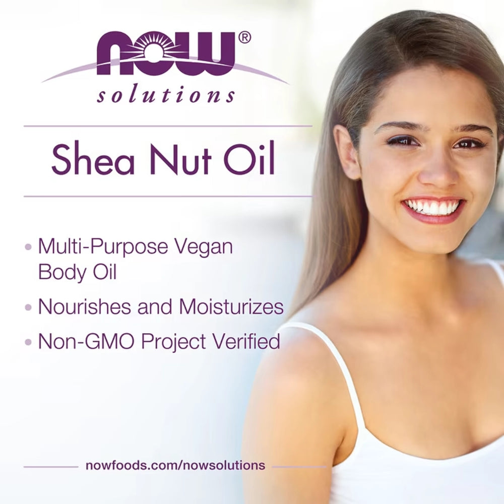 NOW Foods, Solutions, Shea Nut Oil, 4 fl oz, 118 ml