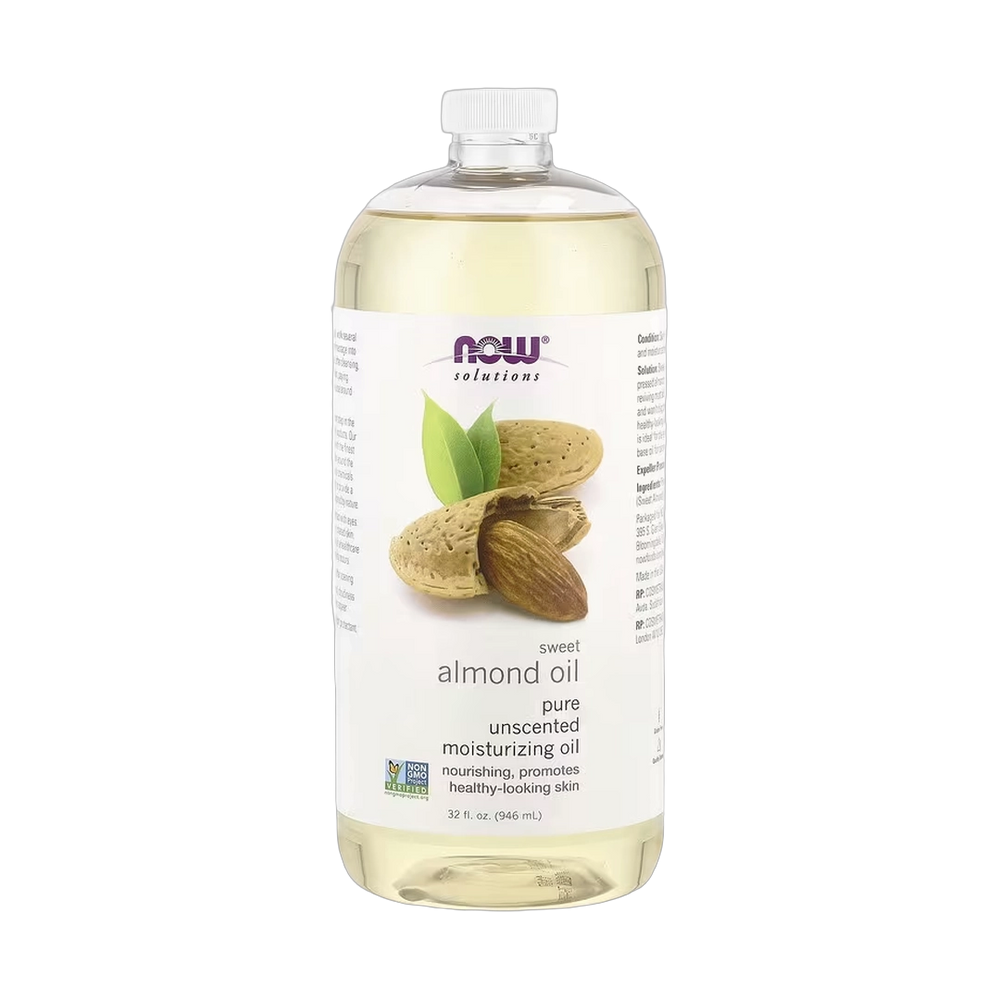 NOW Foods, Solutions, Sweet Almond Oil, Unscented, 32 fl oz, 946 ml
