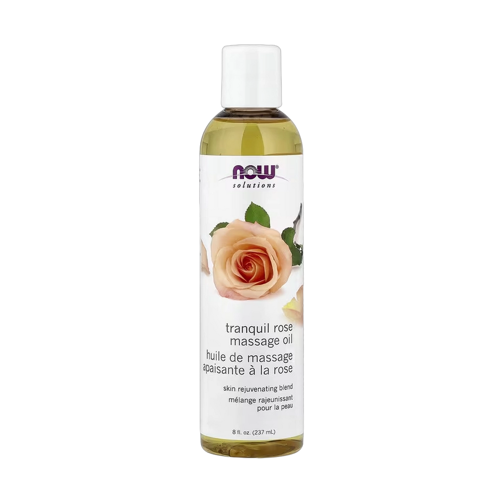 NOW Foods, Solutions, Tranquil Rose Massage Oil, 8 fl oz, 237 ml