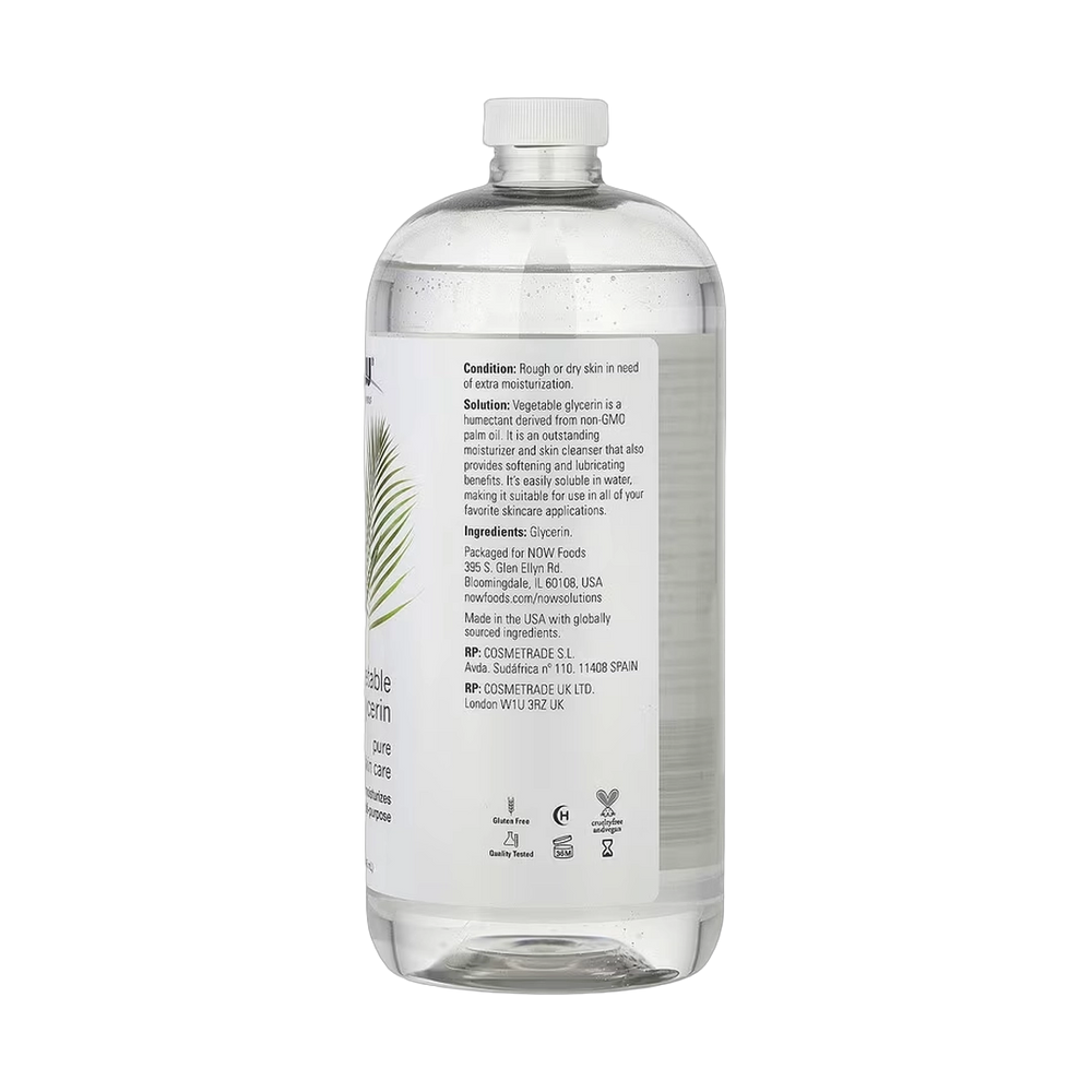 NOW Foods, Solutions, Vegetable Glycerin, 32 fl oz, 946 ml