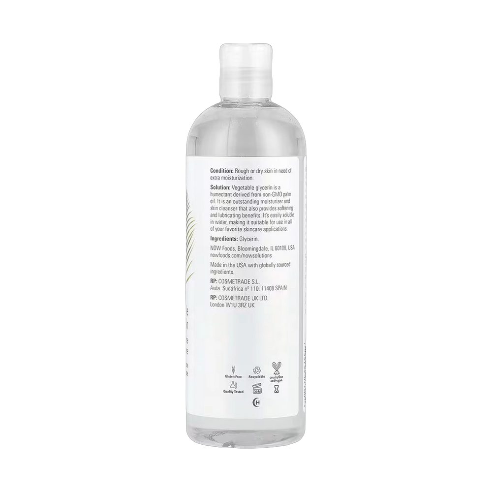 NOW Foods, Solutions, Vegetable Glycerine, 16 fl oz, 473 ml