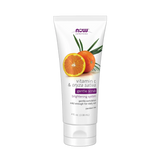 NOW Foods, Solutions, Vitamin C & Oryza Sativa, Gentle Scrub, 4fl oz, 118 ml