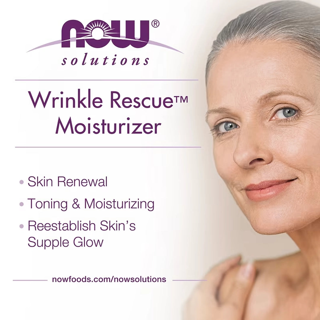 NOW Foods, Solutions, Wrinkle Rescue™ Moisturizer, 2 oz, 57 g