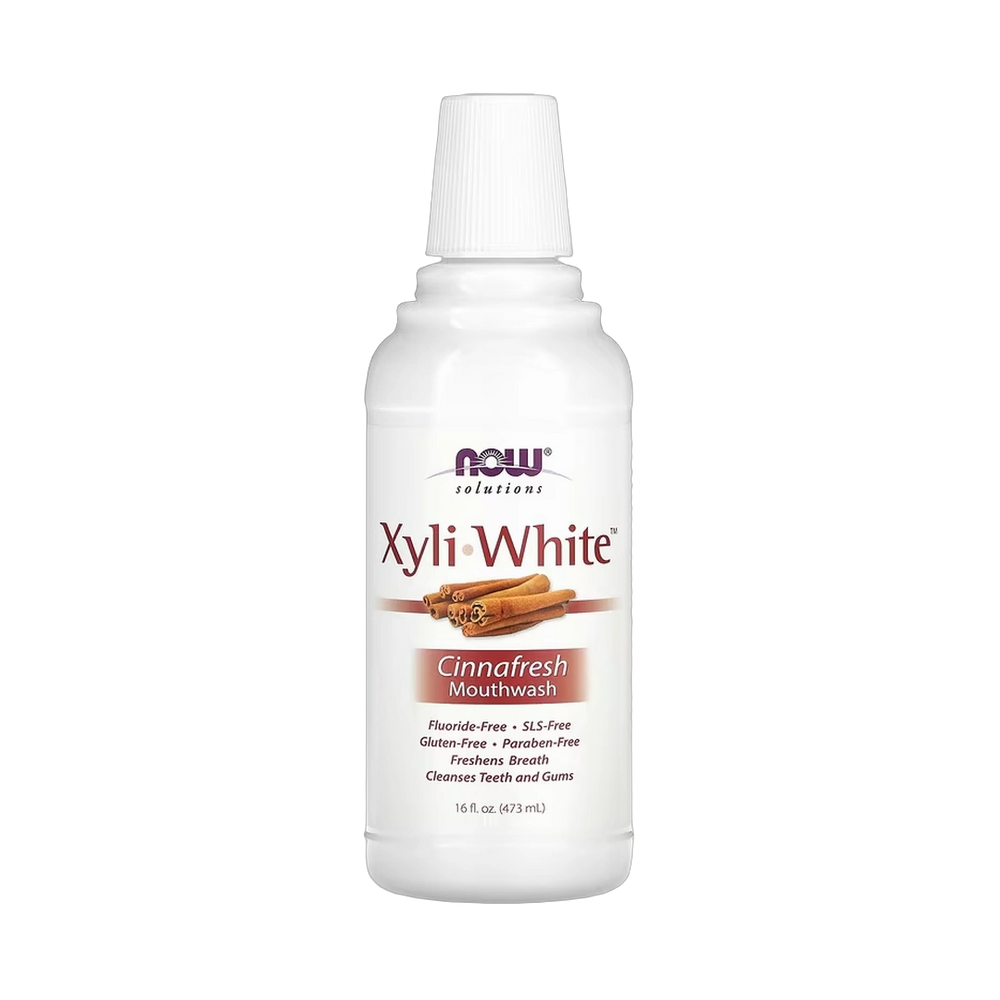 NOW Foods, Solutions, XyliWhite Mouthwash, Cinnafresh, 16 fl oz, 473 ml