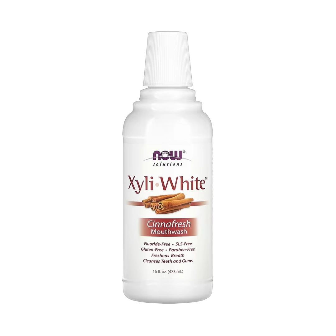 NOW Foods, Solutions, XyliWhite Mouthwash, Cinnafresh, 16 fl oz, 473 ml