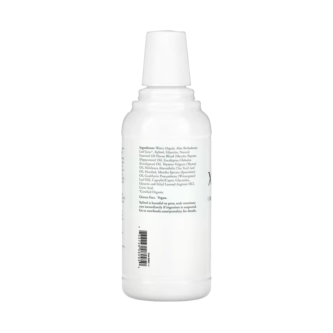 NOW Foods, Solutions, XyliWhite Mouthwash, Fluoride-Free, Refreshmint, 16 fl oz, 473 ml