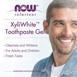 NOW Foods, Solutions, XyliWhite™ Toothpaste Gel, Coconut Oil, Mint, 6.4 oz, 181 g